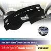 Для Peugeot 307 2002~2008 sw cc Противоскользящий чехол на приборную панель Защитная накладка Автоаксессуары Коврик-солнцезащита 2007 2006 2005 2004