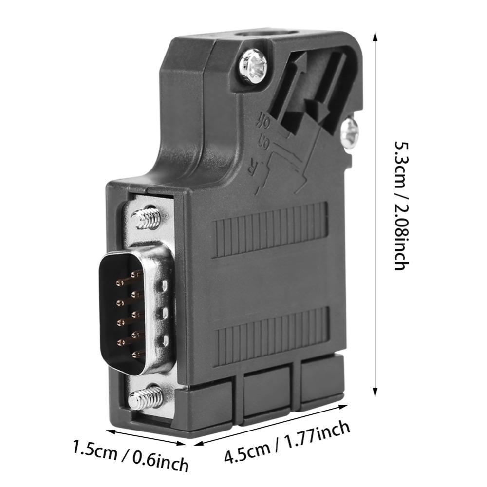 Для 6ES7972-0BA41-0XA0 Для разъема Profibus 35° Без порта программирования Позолоченный Чистая медь DP-штекер