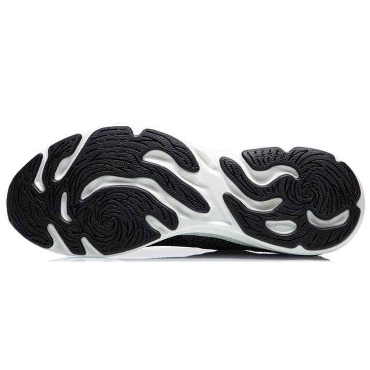 Li Ning Arashi Амортизирующие Низкие Беговые Кроссовки Мужские Черные ARHR131-1