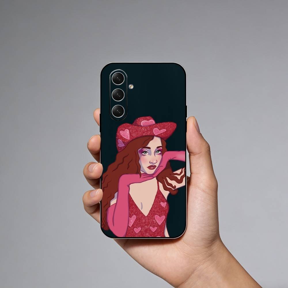 Чехол для телефона Chappell Roan Good Luck Babe для Samsung Galaxy A73,A72,A71,A70,A52,A51 Другие Мягкий Черный Чехол