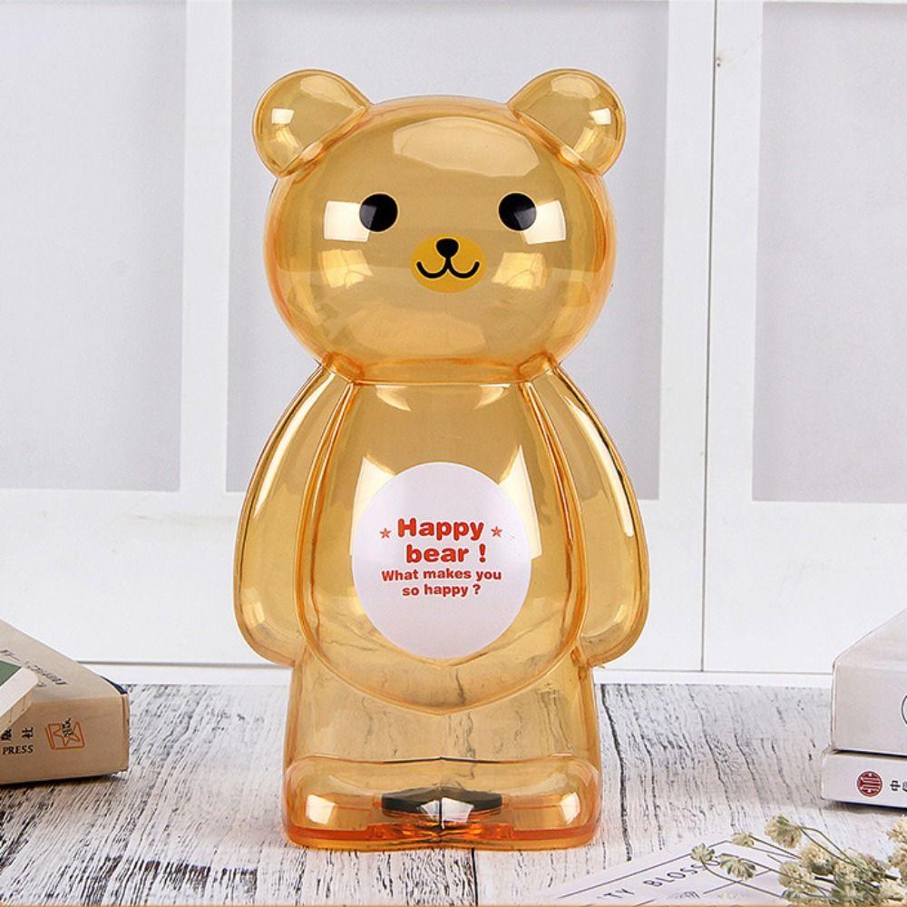 Kindergarten Home Decor Manage Funds Bear Piggy Bank Cartoon Saving Box Kids Toys Birthday Gifts