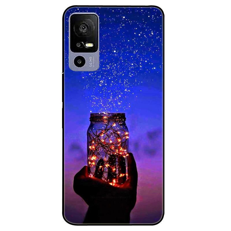 Capa For TCL 40 NxtPaper 5G 2023 Lion Cat Soft Case Silicone Black Covers For TCL 40 NxtPaper 5G 40 NxtPaper Coque Fusion Bumper