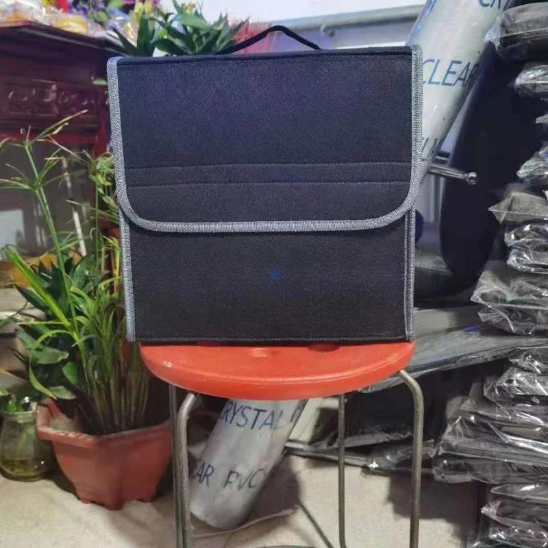 Автомобильный органайзер для сумок, складной автомобильный ящик для хранения, нескользящий огнестойкий органайзер для багажника автомобиля