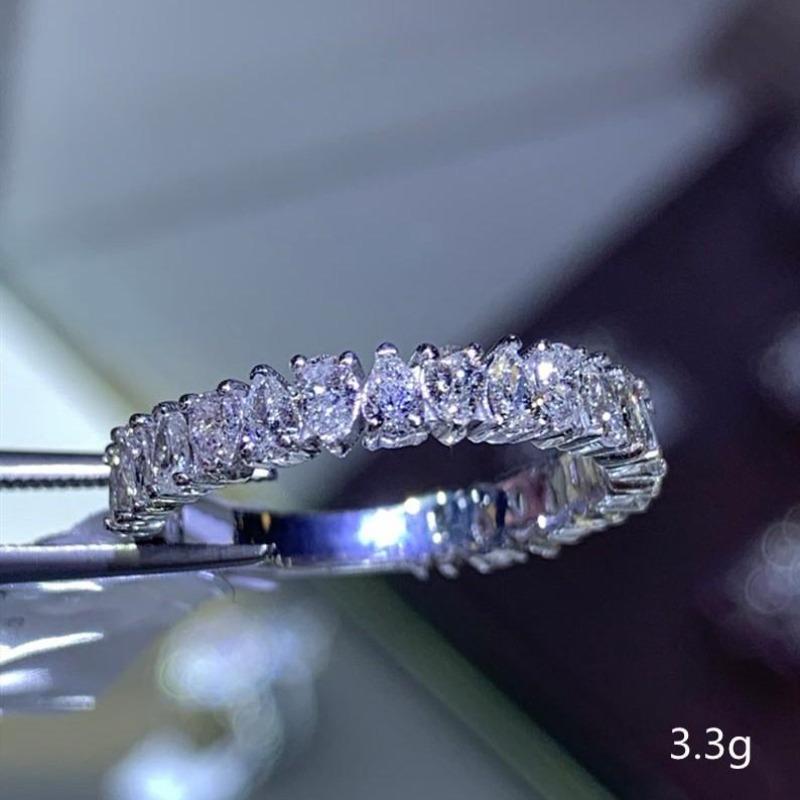 Accessories Women'S Small Flower Sapphire Diamond Ring