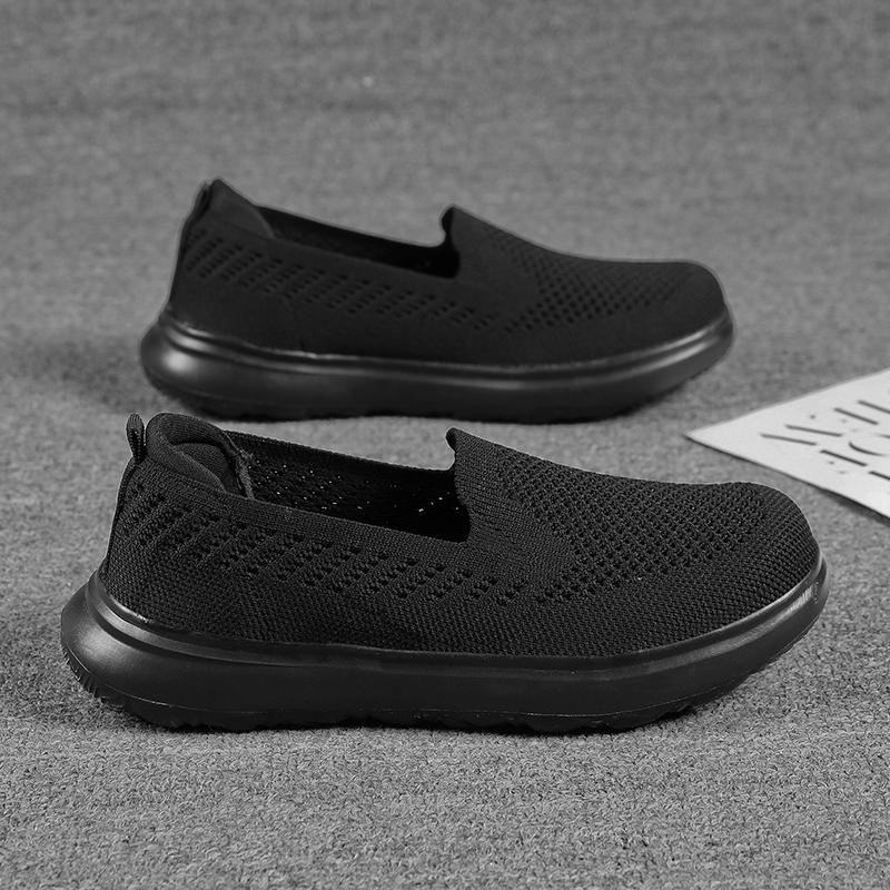 Unisex Breathable Mesh Sneakers A2996 Lightweight Comfortable Breathable Anti Slip Soft Sole Daily Walking Travel Footwear