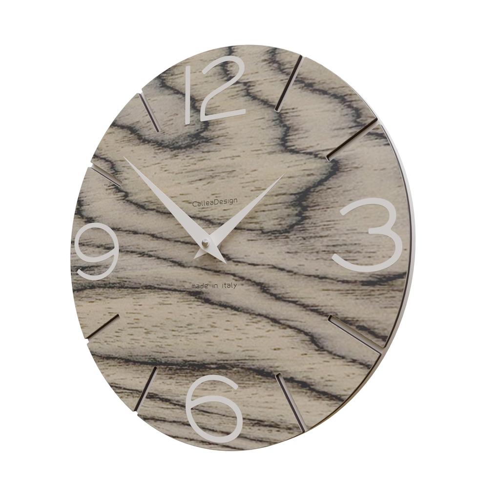 Настенные часы CalleaDesign SMILE Sand Grey