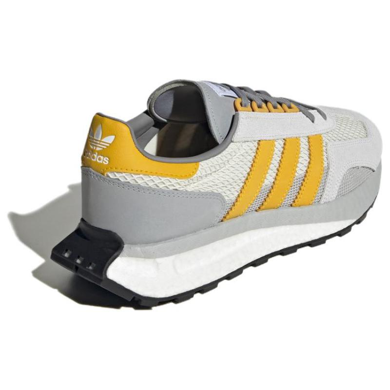 adidas Originals Retropy E5 Износостойкие Дышащие Низкие Повседневные Кроссовки для Бега Унисекс Серые Желтые Кроссовки IE0506