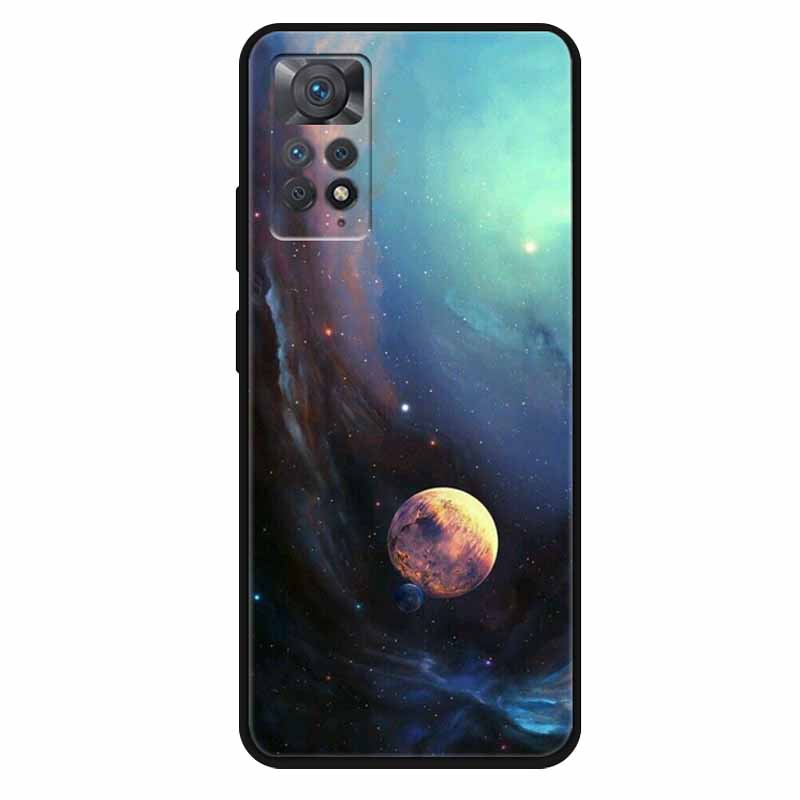 For Xiaomi Redmi Note 11 Pro 4G Case Soft Space Marble TPU Silicone Back Cover For Xiaomi Redmi Note 11Pro 4G Cases Bumper Shell