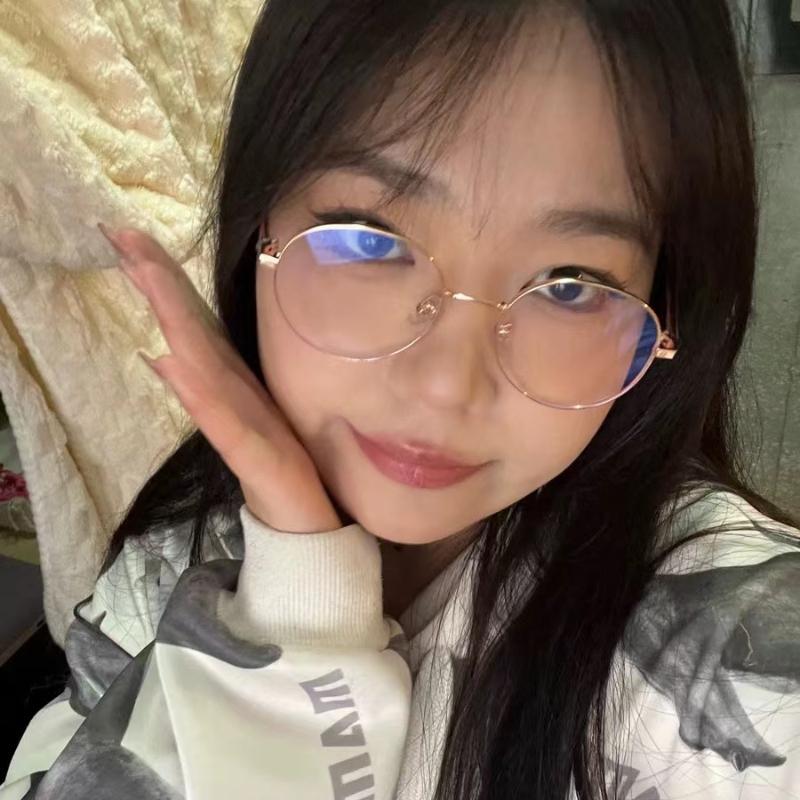 Новые прозрачные очки женские многоугольные металлические оправы очки 0 плоские зеркальные очки для девочек защита от синего света модные очки