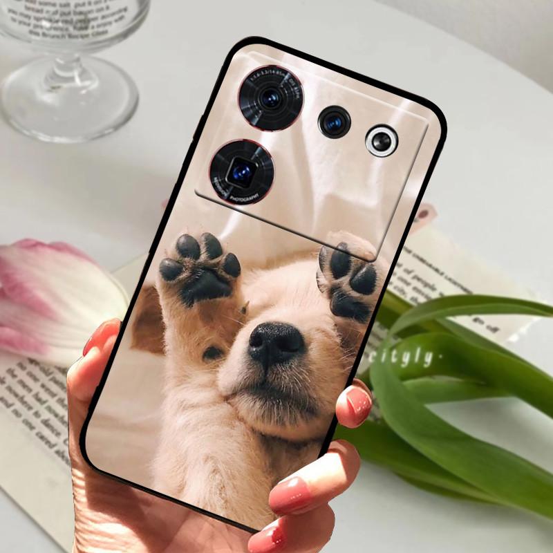Чехол для ZTE nubia Z50 Ultra, чехол, мягкая печать, силикон, ТПУ, черный бампер, крышка для задней панели телефона ZTE nubia Z60 Ultra, Coque z50Ultra