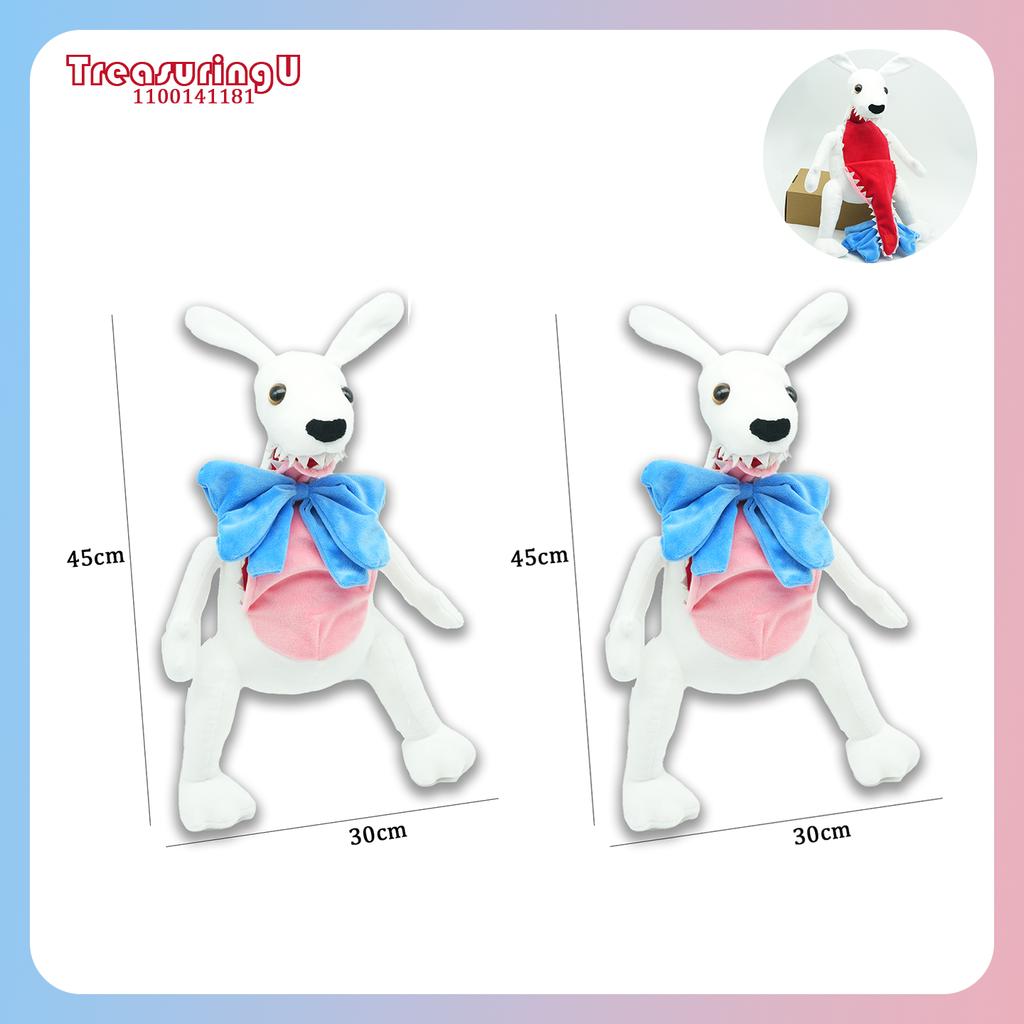 TreasuringU 45cm Rabbit Plush Toys 99 Night In Forest Stuffed Doll Cute Black Cat Animals Game Plushies Birthday Gift