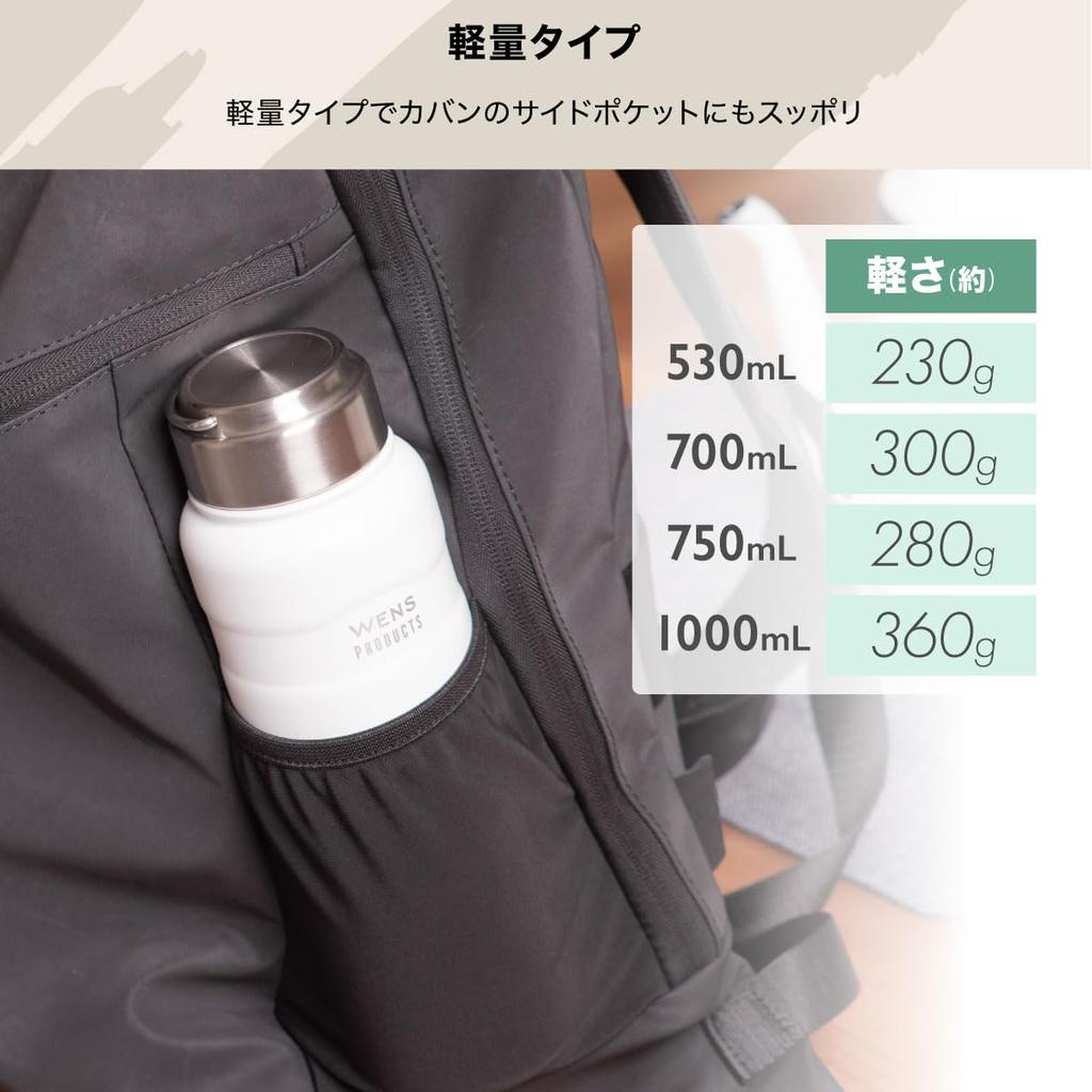 Бутылка для воды Atlas 700 мл с холодной изоляцией, термовакуумной изоляцией, кружка из нержавеющей стали, бутылка с резьбой, для непосредственного питья, легко моется, для улицы, WENS, черная, горячая