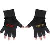 AC/DC Перчатки без пальцев с логотипом PWR-UP для взрослых унисекс