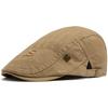 Новая мужская вышитая плоская кепка летняя винтажная берета с козырьком для мужчин модная повседневная кепка газетчика весна осень женские кепки регулируемые