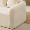 Modular Compression Sofa made of Chenille Fabric, filled with 30D high-resilience foam. Easy to move, non-slip base, ideal for living room.Beige