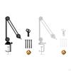 360° Rotatable Microphone Booming Arm Mic Stand Desk Mounted Clamp for