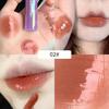 Фиолетовый объемный блеск для губ Mirror Water Gloss сияющий и увлажняющий высокопигментированный пигмент для губ для девушек и женщин