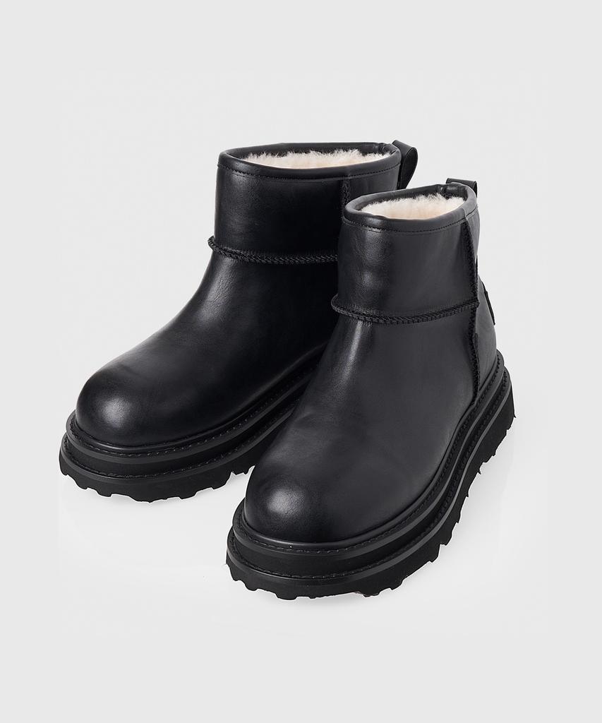 Kissa Sleek Real Sheepskin Ankle Boots A509305 (A Type)