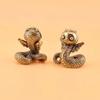 Brass Snake Year Fun Cute Snake  Desktop Ornaments