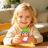 Penguin Stress Relief Toy Cartoon Knitted Hat Scarf Squeeze Sensory Ball Anti-anxiety Soft Animal Desk Kids
