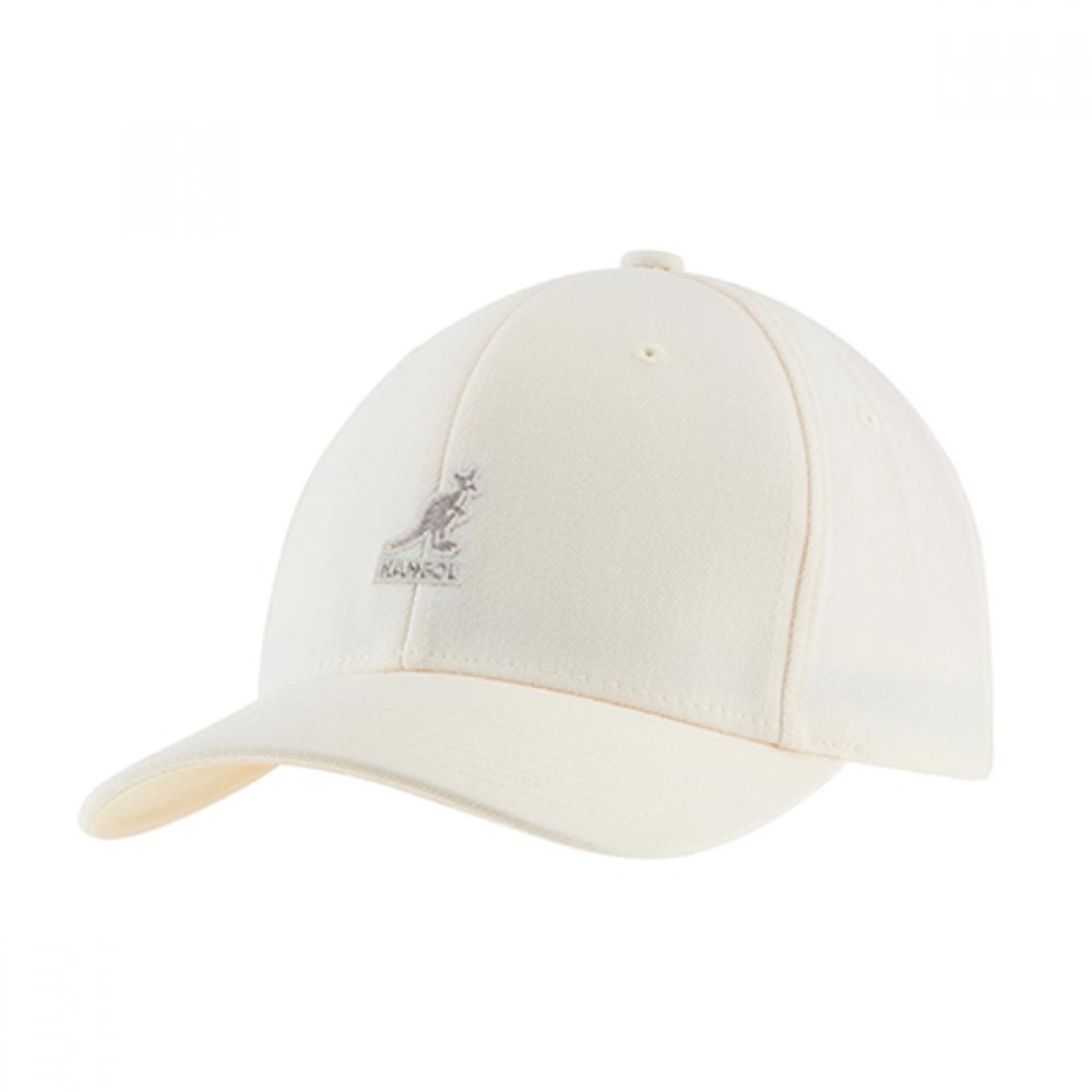 Kangol 8650bc White Flex Fit Wool Ball Cap