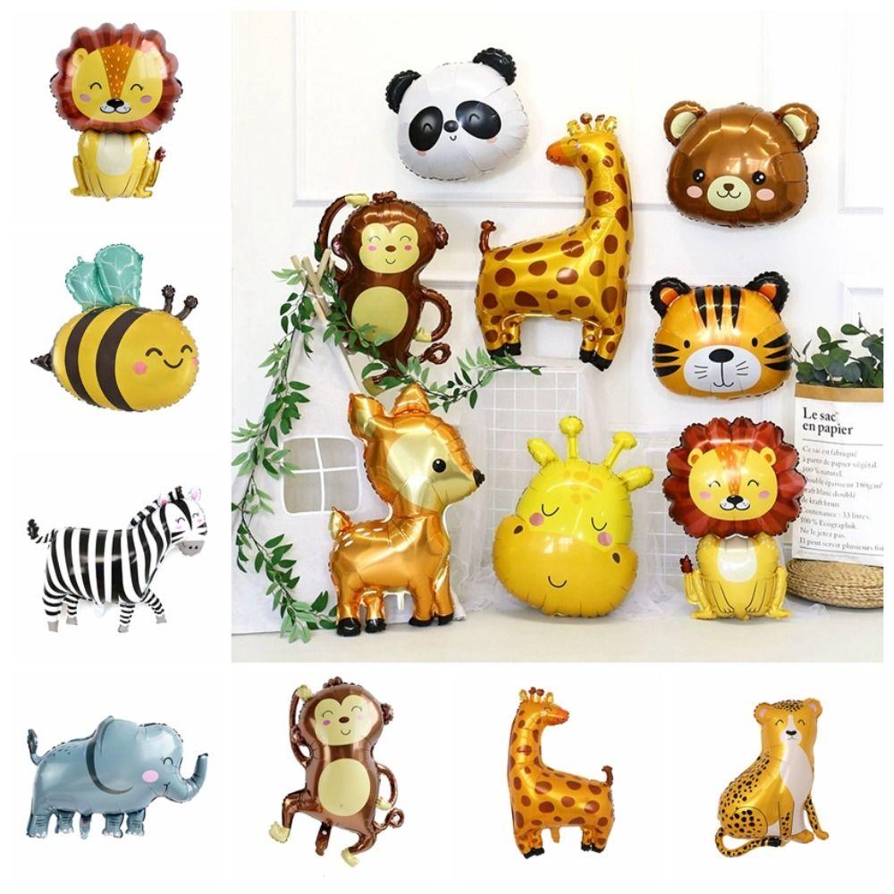 Форма животного Лев Обезьяна Слон Воздушный шар Джунгли Животные Воздушные шары Baby Shower