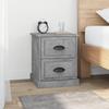 VidaXL Bedside Tables 2 Pcs Concrete Grey 39x39x47.5 Cm Engineered Wood 816153