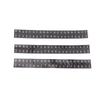 3Pcs Keys Stickers 17?Key Kalimba Staff Labels Thumb Piano Button Musical Note DecorationBlack
