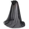 Transparent Mesh Ghost Cloak Dress Up Hooded Cloak Funny Women Halloween Costume  Cosplay