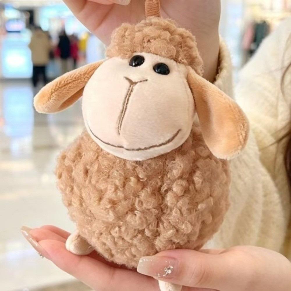 Soft Material Backpack Pendant Plush Texture Keychain Pendant Lamb Keychain Bag Decoration
