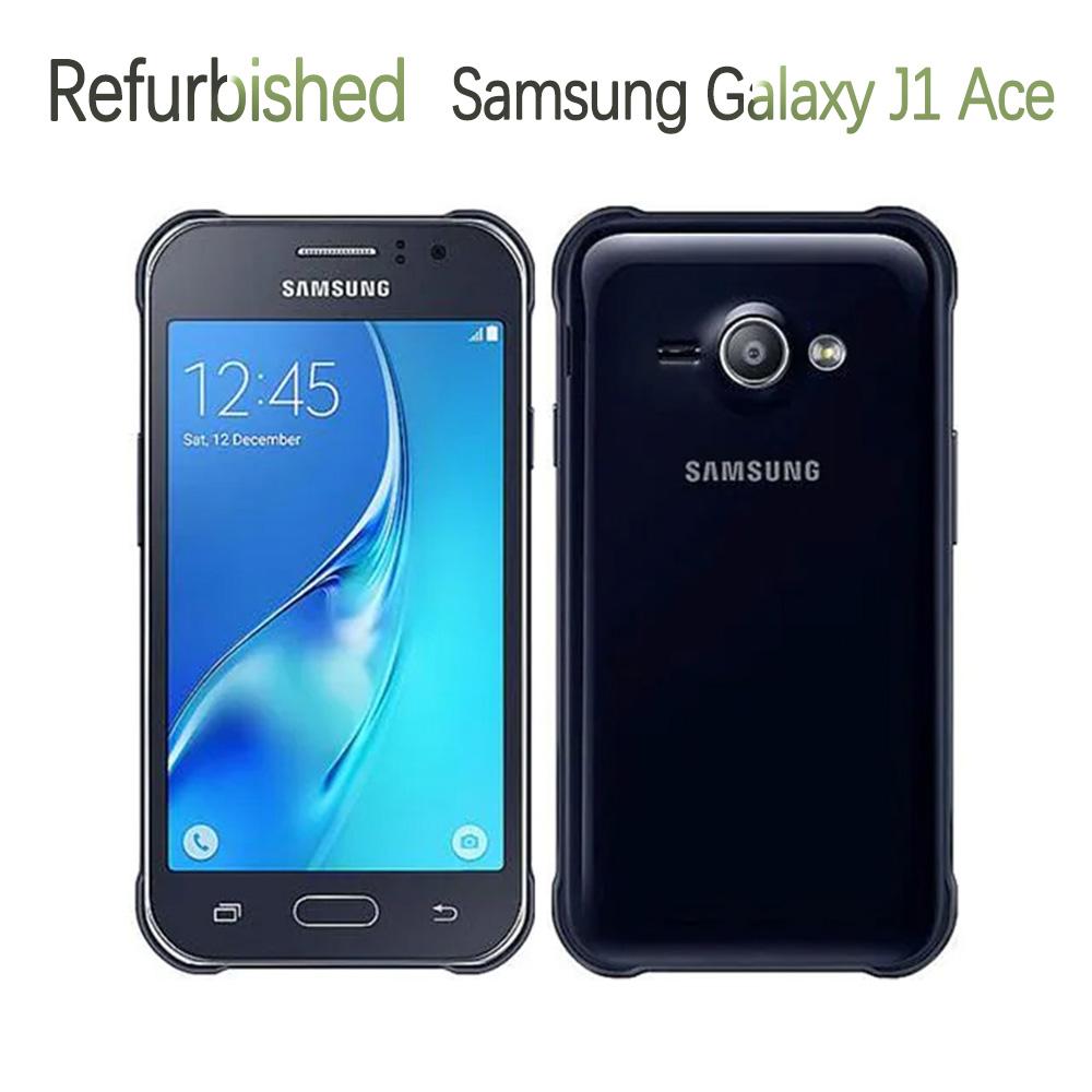 Восстановленный мобильный телефон Samsung Galaxy J1 Ace, оригинальный разблокированный, 4G J110, две SIM-карты, Android, 1 ГБ ОЗУ, 4 ГБ ПЗУ, двухъядерный процессор, 4,3 дюйма