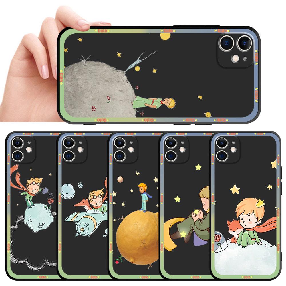 Silicone Phone Case For Apple Iphone 11 8 Plus 7 6s 14 Pro Max 13 Pro 12 Mini Se Xs X Xr Capa Cases The Little Prince Fox Cover
