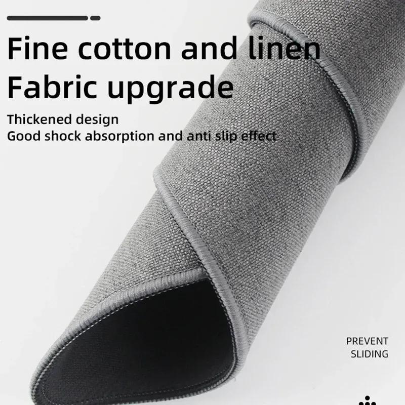 Cotton and Linen Rubber XXL Mouse Pad Gaming MousePad Large Desk Mat Gaming PC Desk Mat Computer Desk Pad Gaming Mouse Pad