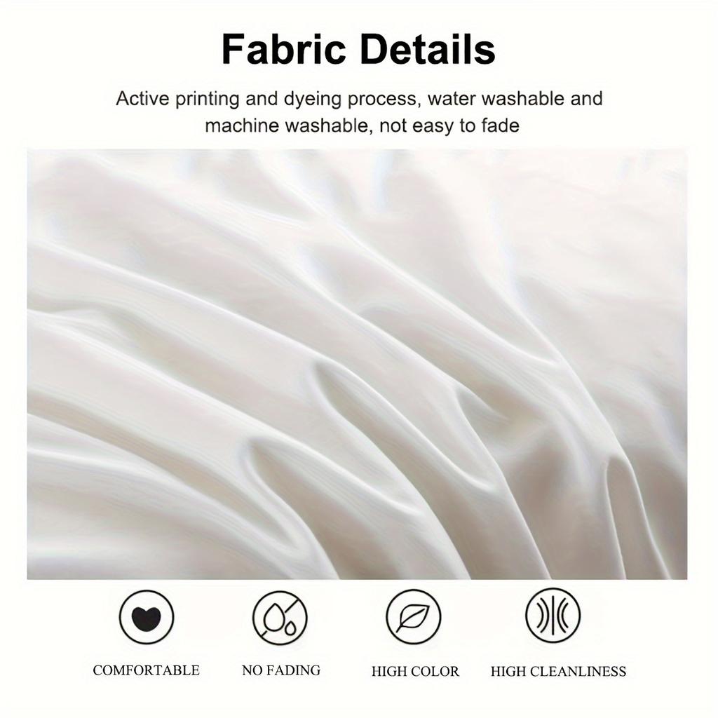 Halloween Quilt Cover Set Pumpkin Bat Spider Web Holiday Theme Bedding Set 3pcs Set, Fun Halloween Decor Quilt Cover Set