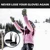 4 Pcs Adjustable Ski Glove Wrist Strap Elastic Wrist Leash  For Snowboard Ski Mountaineering