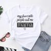 (Asian Size) Women Print Tee Son Love Mom Mama Top Fashion T Shirt Woman Female T Clothing Short Sleeve Graphic T-shirts
