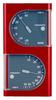 Analog Thermo-Hygrometer, Metallic Red, TT-518-MR