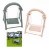 45669 Miniature Swing Chair Realistic Mini Patio Swing Dolls Accessory Mini Furniture