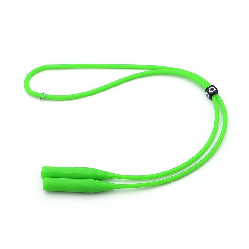 1 шт. Силиконовая круглая пряжка Шнурок для очков Цепочка для солнцезащитных очков Спортивный противоскользящий шнурок Резинки для очков Полоска Шнур Для взрослых Детей