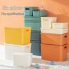 Stackable Plastic Storage Bin for Household, Living Room, Bedroom, Dorm - Toy Organizer