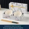 Подарочный набор: фарфоровая миска сине-белая