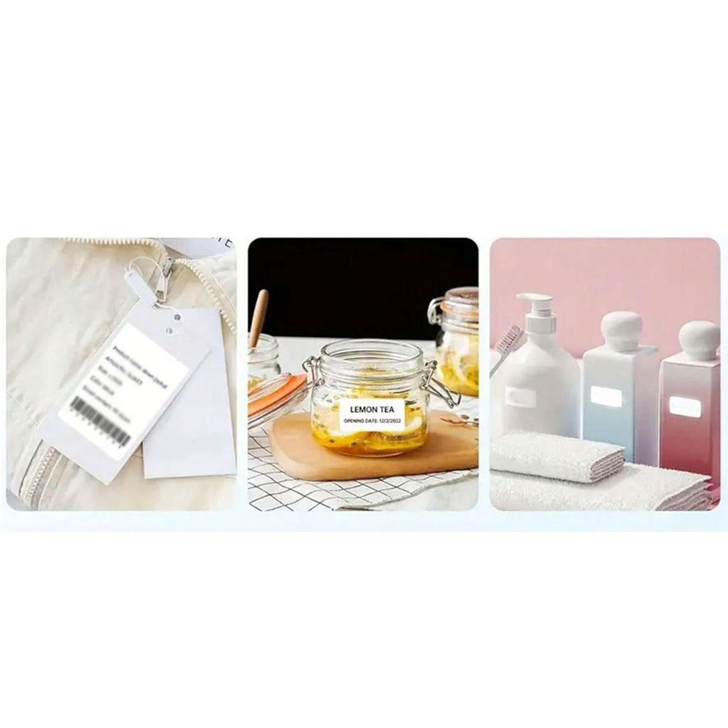 Термопринтер этикеток, портативный, компактный, многофункциональный, с прозрачной печатью, термоэтикетка, машина для изготовления этикеток