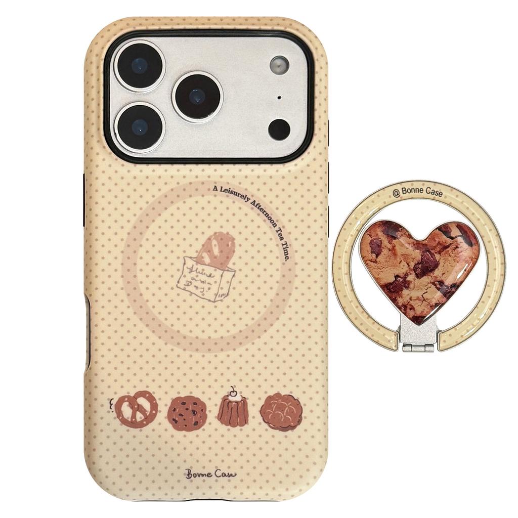 Магнитный держатель Cookie для Apple для iPhone 17 Для 16 Pro Max Пленочный чехол для телефона 15 Нишевый 14 Жесткий
