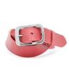 Ремень из гладкой кожи шириной 40 мм с деформационной пряжкой [кожа Tochigi] (RED) RC-045L
