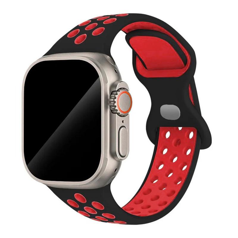 Спортивный ремешок с цветными частицами, резиновый ремешок для Apple Watch 49 мм 46 мм 45 мм 44 мм 42 мм 41 мм 40 мм для IWatch 11 10 9 8 7 6 5 4 3 SE