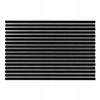 Polentex Aluminum Doormat Brush/Grosgrain, 80X50 , C17 With Frame