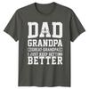 Dad Grandpa Great Grandpa I Unisexs TShirt Great Grandad Family Fathers Day Gift