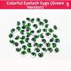 50/100pcs/bag Plastic Colorful Activity Eyeballs with Eyelashes DIY Kindergarten