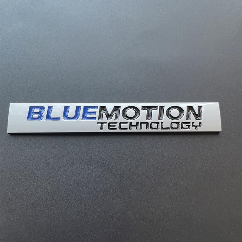 3D Metal Blue Motion Logo Bluemotion Emblem Car Trunk Badge Decal For VW Passat Polo MK6 Golf 7 Bluemotion Sticker Accessories zd2