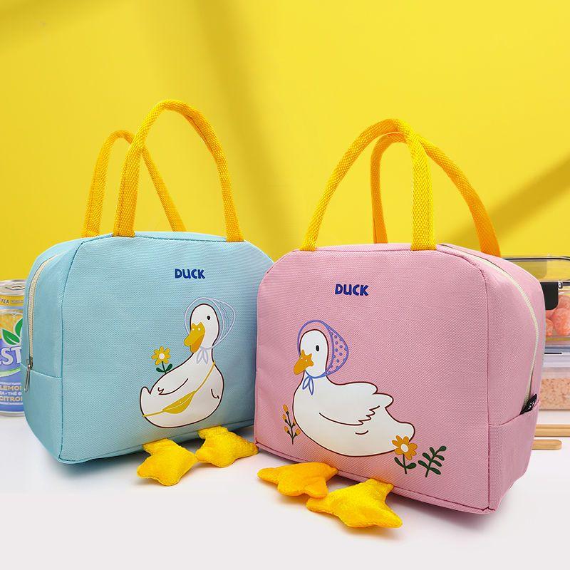 Сумка для обеда Симпатичная сумка для ланча Box Bento Tote Изолированная сумка Bento для студентов-работников